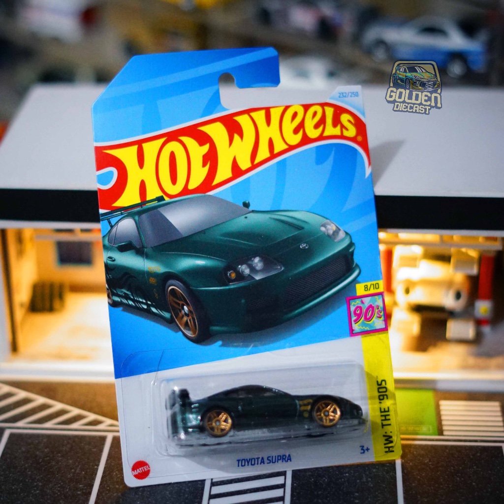 HOT WHEELS TOYOTA SUPRA MK4 GREEN