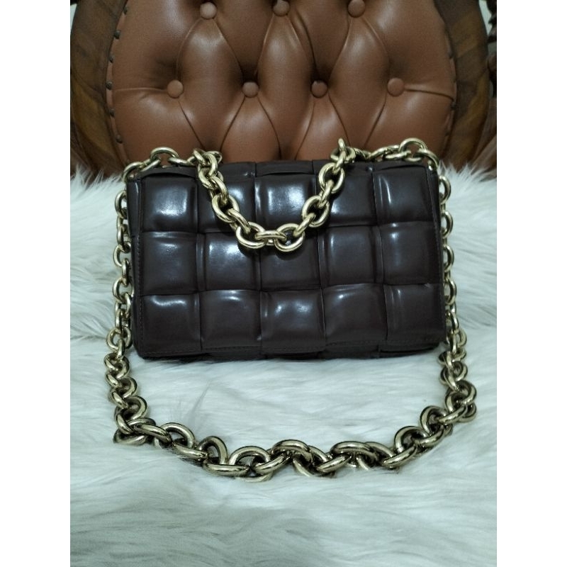 Botega Venetta Chain Cassette Sling Bag
