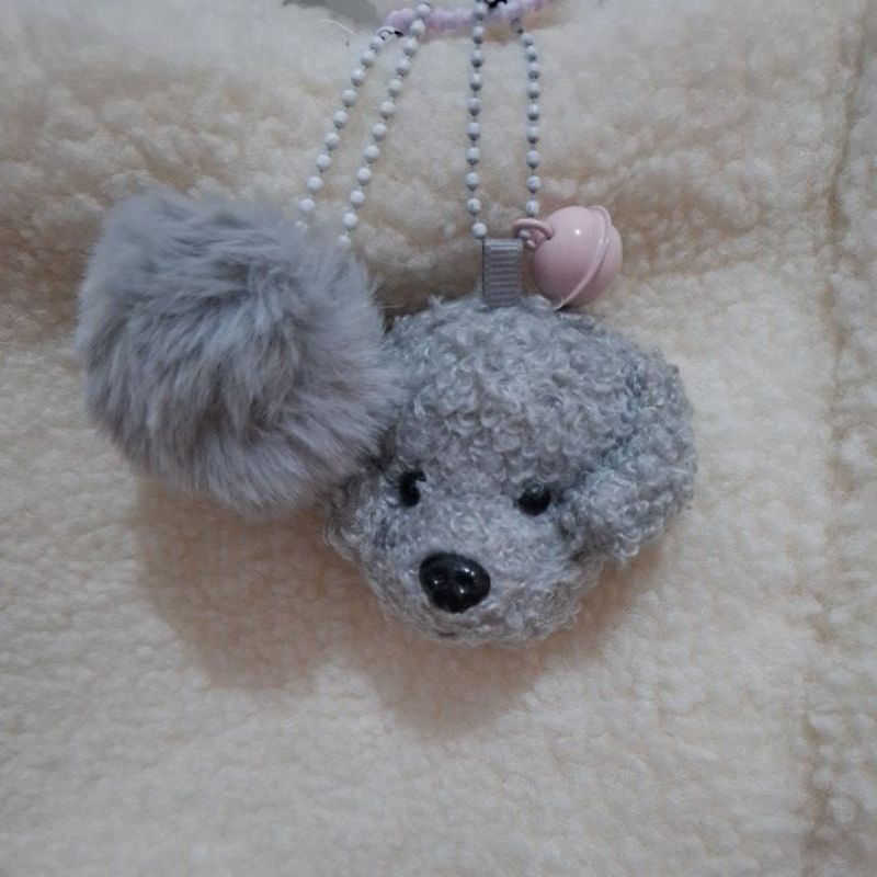 bagcharms poodle silver/poodle charms