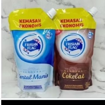 

Susu Frisian Flag pouch 550ML rasa coklat dan putih exp agustus