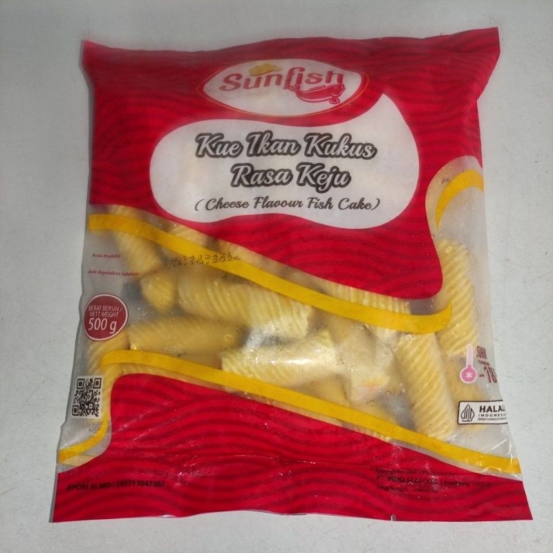 

SUNFISH Kue Ikan Kukus Rasa Keju 500g