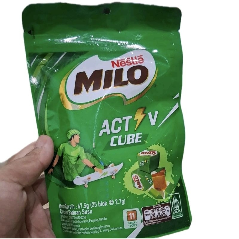 

Nestle Milo Act Cube Cokelat Isi 25 Pcs