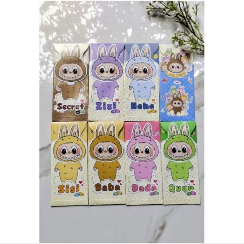 

Dnshw_shop Isi 5 Pcs Amplop Lebaran Labubu Panjang Uang Tidak Dilipat