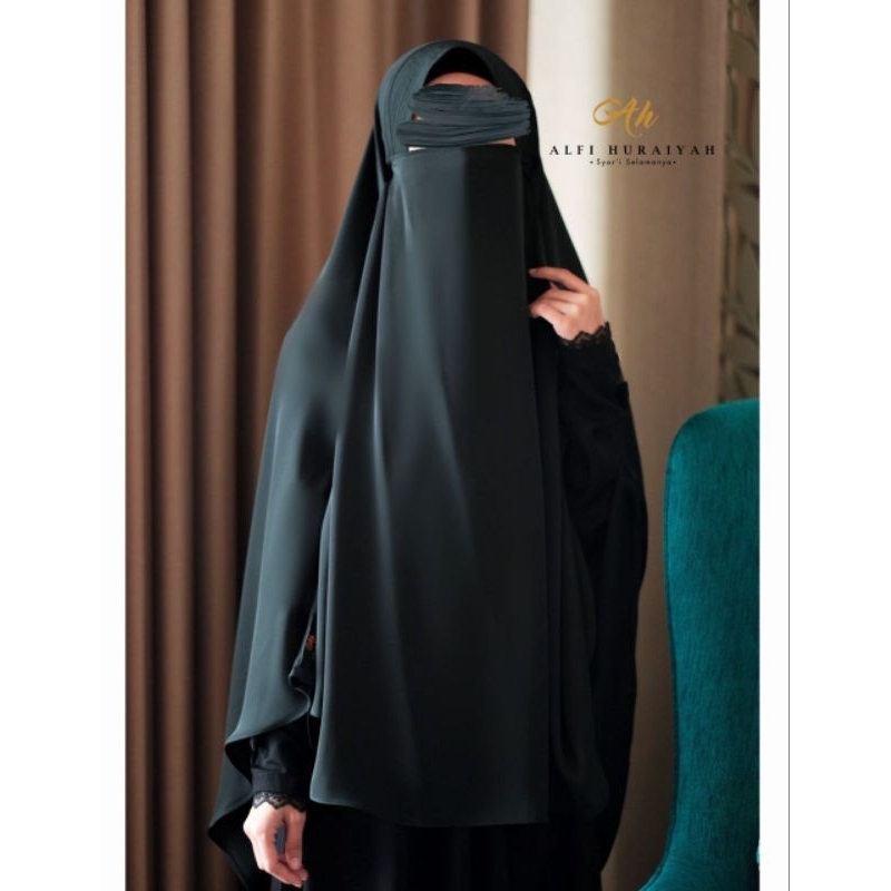 French Khimar MaMa (Mandala X Malabar Series) by Alfi Huraiyah