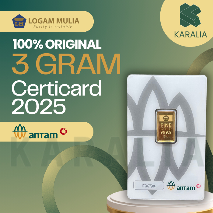 ANTAM LOGAM MULIA 3 GRAM LM ANTAM EMAS ANTAM 3 GRAM