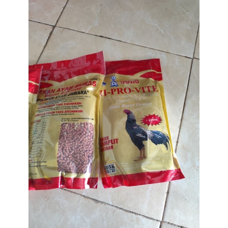 HI PRO VITE 595K PLUS GINSENG AND GABAH KOMPLIT PAKAN PUR AYAM BANGKOK LAGA RAWATAN/SIAPAN