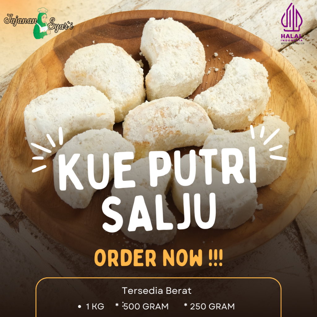 

Cookies Putri Salju By. Jajajnan Syar'i ( 1 kg, 500 gr )