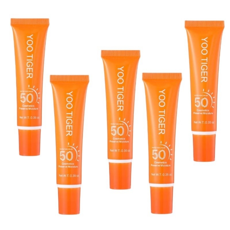 (Paket 5 pcs?) YOOTIGER Orange Sunscreen SVMY Sunblock SPF 50 Sun Block Screen Wajah Yoo tiger PA++ 