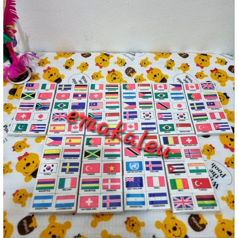 

Penghapus Pensil Jadul Bendera Negara 10 pcs