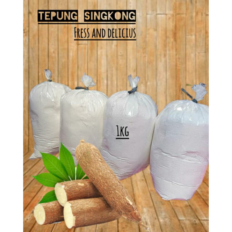 

tepung singkong/tiwul/tepung gaplek/ 1 kg fress