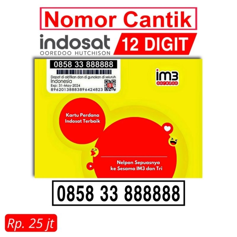 Nomor Cantik Indosat IM3 Hexa 777777 888888 999999 000000 111111 222222 333333 444444 555555 666666