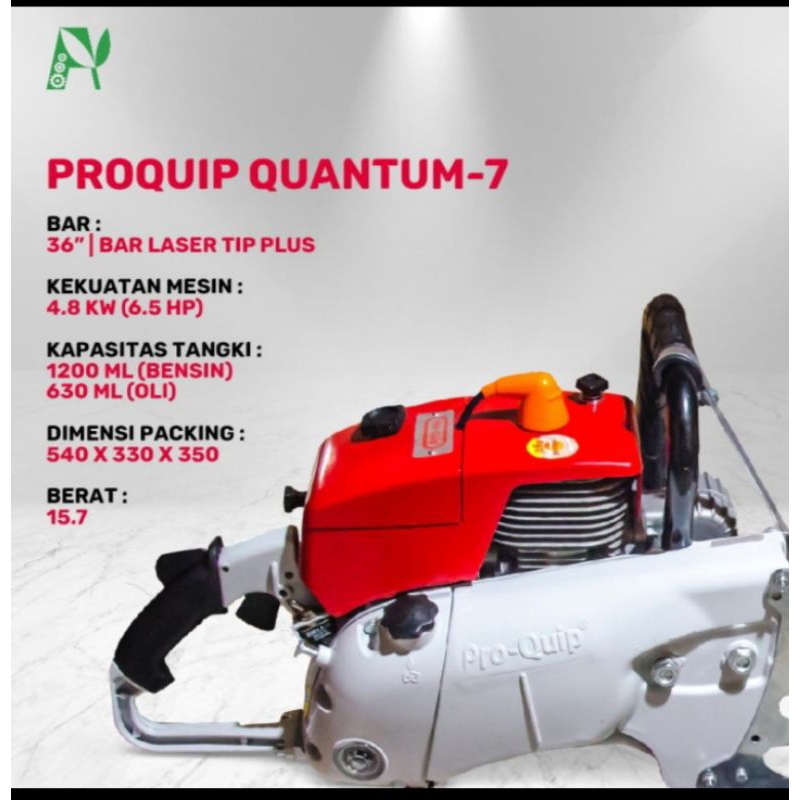 LAGI PROMO chainsaw 070 original 1 set siap pakai/senso besar /senso pro quip Quantum 7 panjang bar