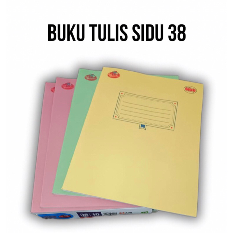 

Buku Tulis Sidu Isi 38 Lembar Murah Meriah 1 pak (10 buku)