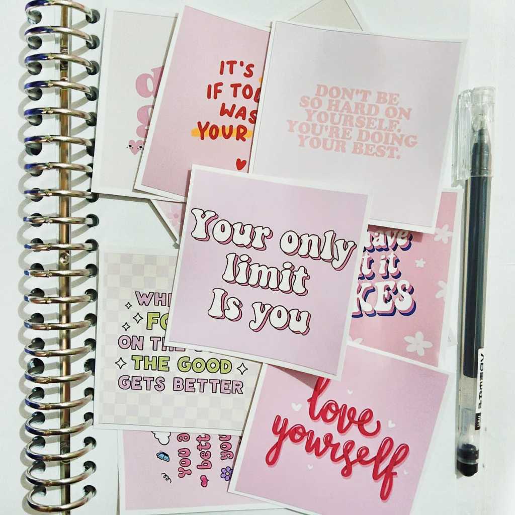 

(12PCS) STIKER FOTO KATA KATA INGGRIS AESTHETIC