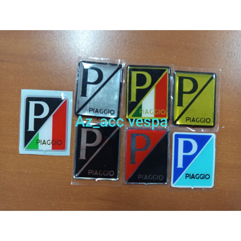 Emblem logo piaggio p depan uwinfly t3 T3 pro T3S T3super T5 smooth zuzu Bf goodrich v7 exotic sprin