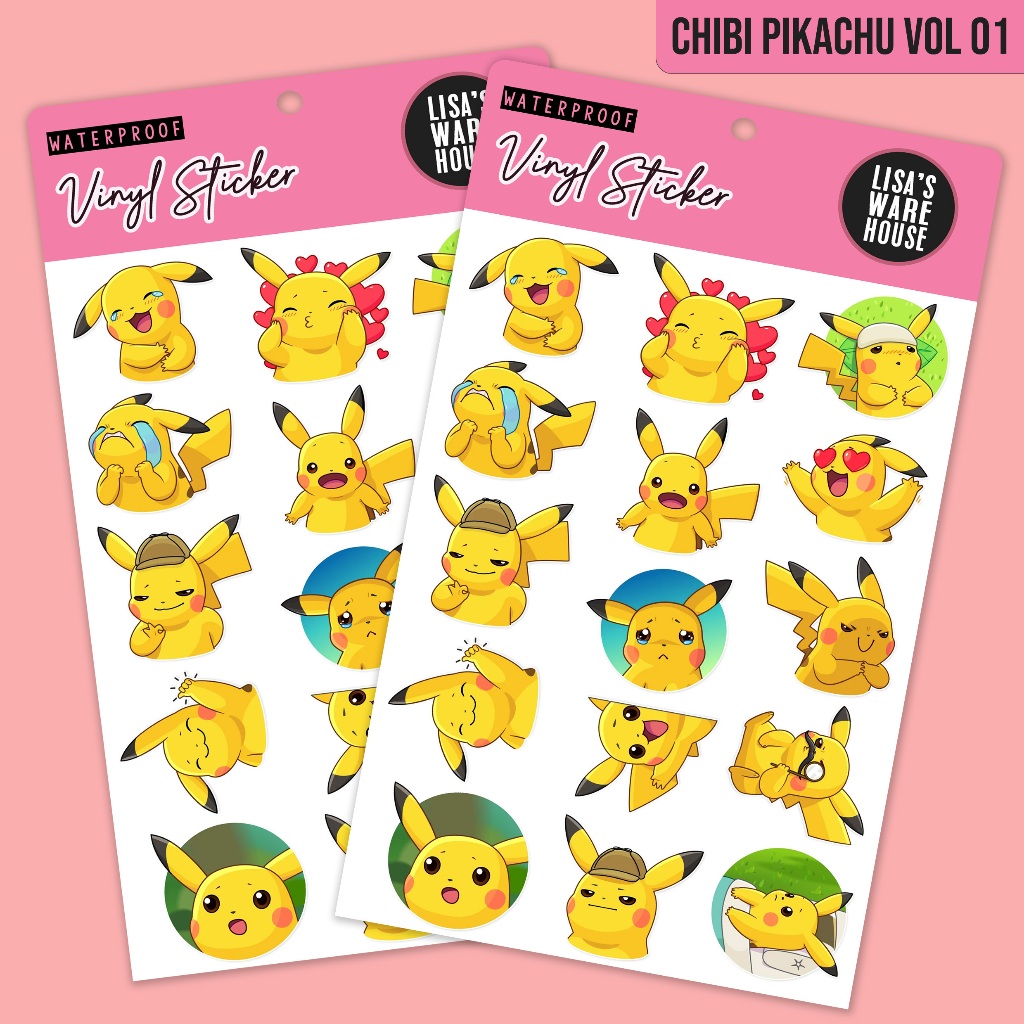 

Sticker Chibi Pikachu Volume 01