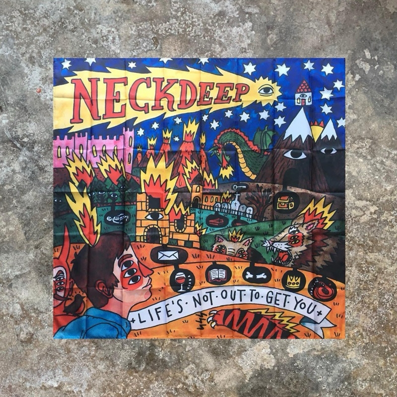 Jual Wall Flag / Poster Flag NECK DEEP
