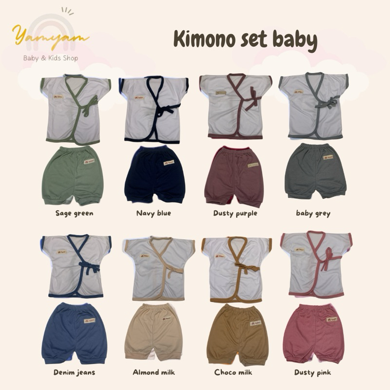 baju bayi baru lahir baju newborn setelan baju bayi pendek kimono bayi baju kimono baby little jenna