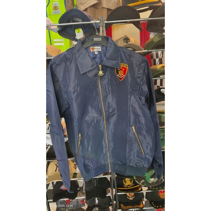 Jaket Navy Jaket Embahian Polri 2024 Logo Reserse