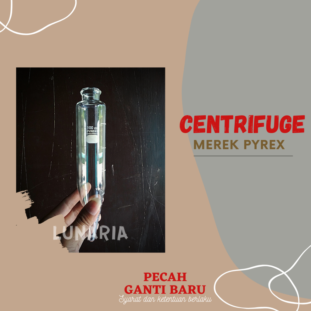 Centrifuge 100ml ASTM Merk Pyrex USA 8160