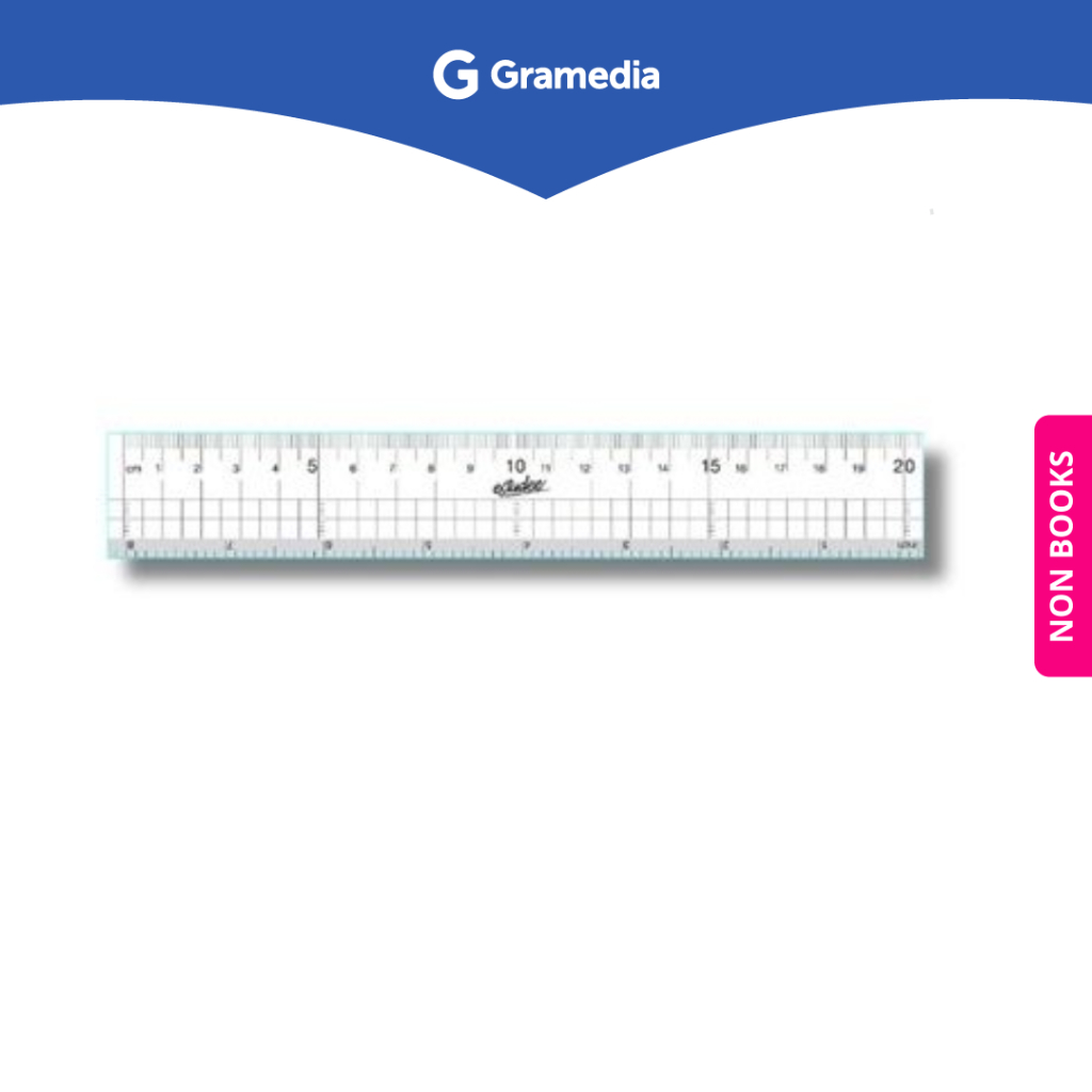 

Gramedia Surabaya - ESTUDEE GRAPHIC RULER 20CM PURPLE ES-R020