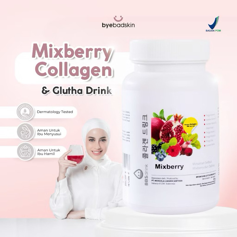 BBS DRINK-Minuman Serbuk Mixberry & Delima