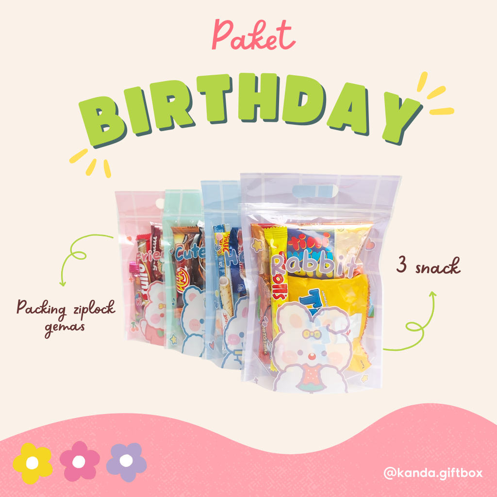 

Paket Birthday - Souvenir Ulang Tahun Anak - Bingkisan Ulang Tahun Anak