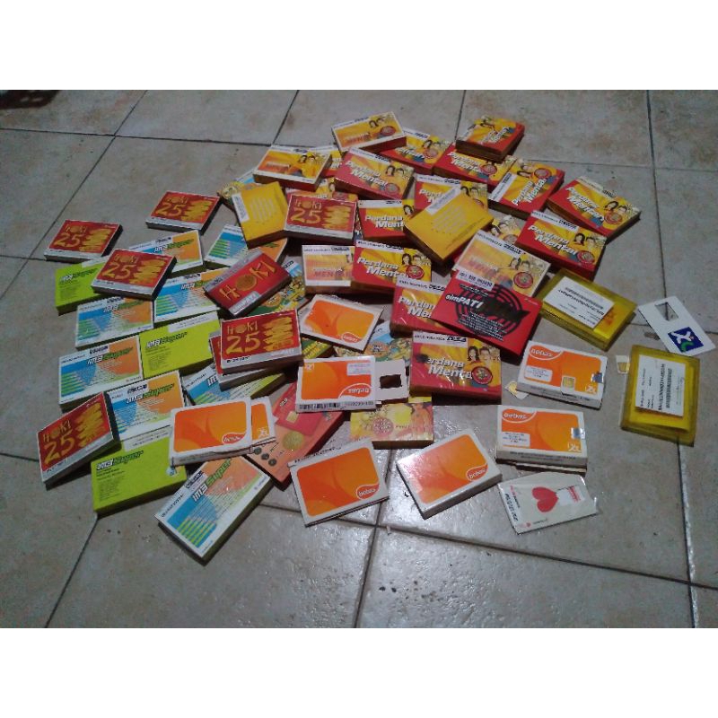 Cangkang Kartu Perdana Jadul