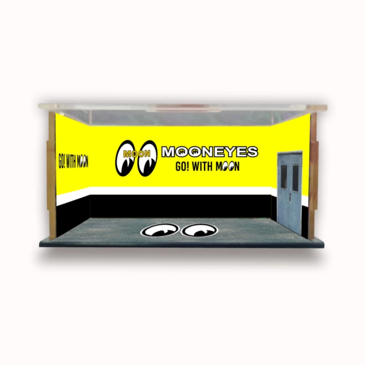 GILAN Box Akrilik Diecast MOONEYES GO with MOON