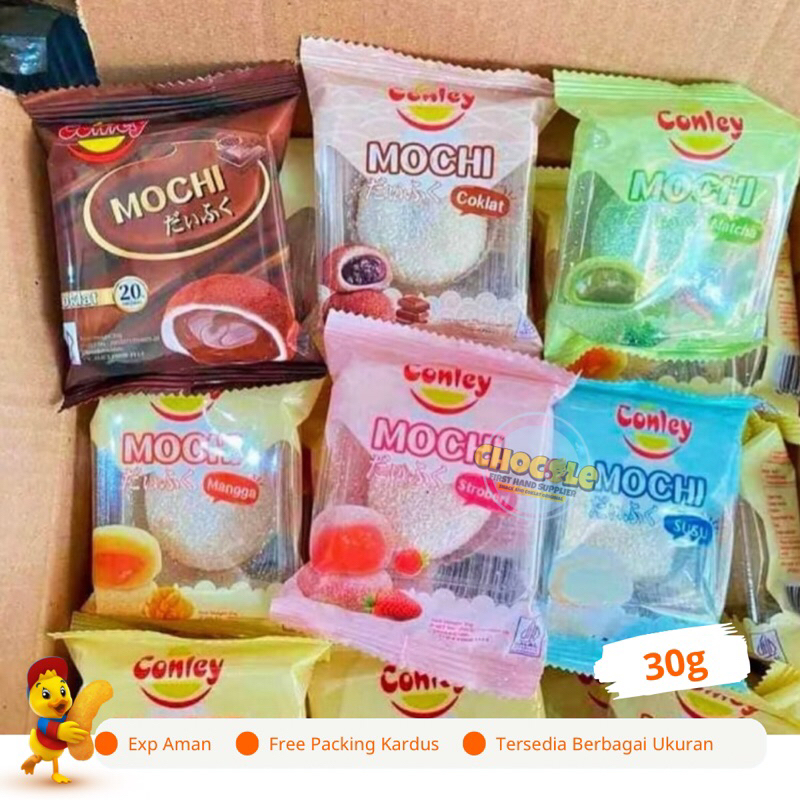 

PROMO 3.3 MOCHI CONLEY 30G I PUSAT SNACK DAN COKLAT KILOAN ORIGINAL I CEMILAN LEBARAN MURAH I JABODETABEK