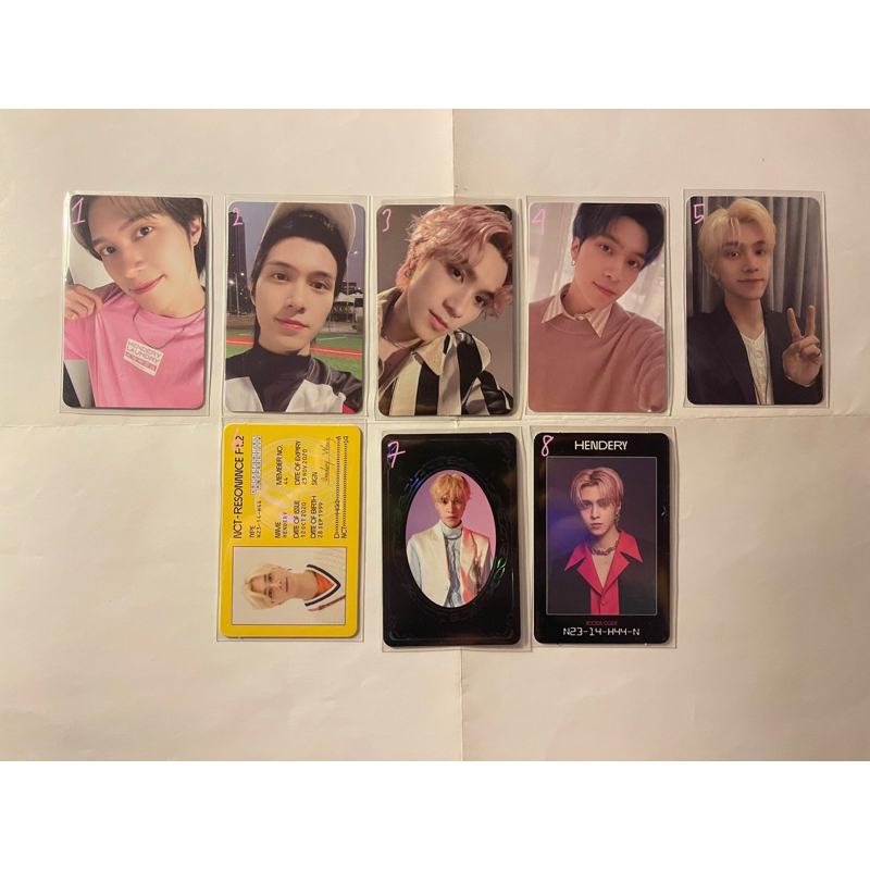 wayv hendery pc poca photocard ccomaz universe kick back our home resonance