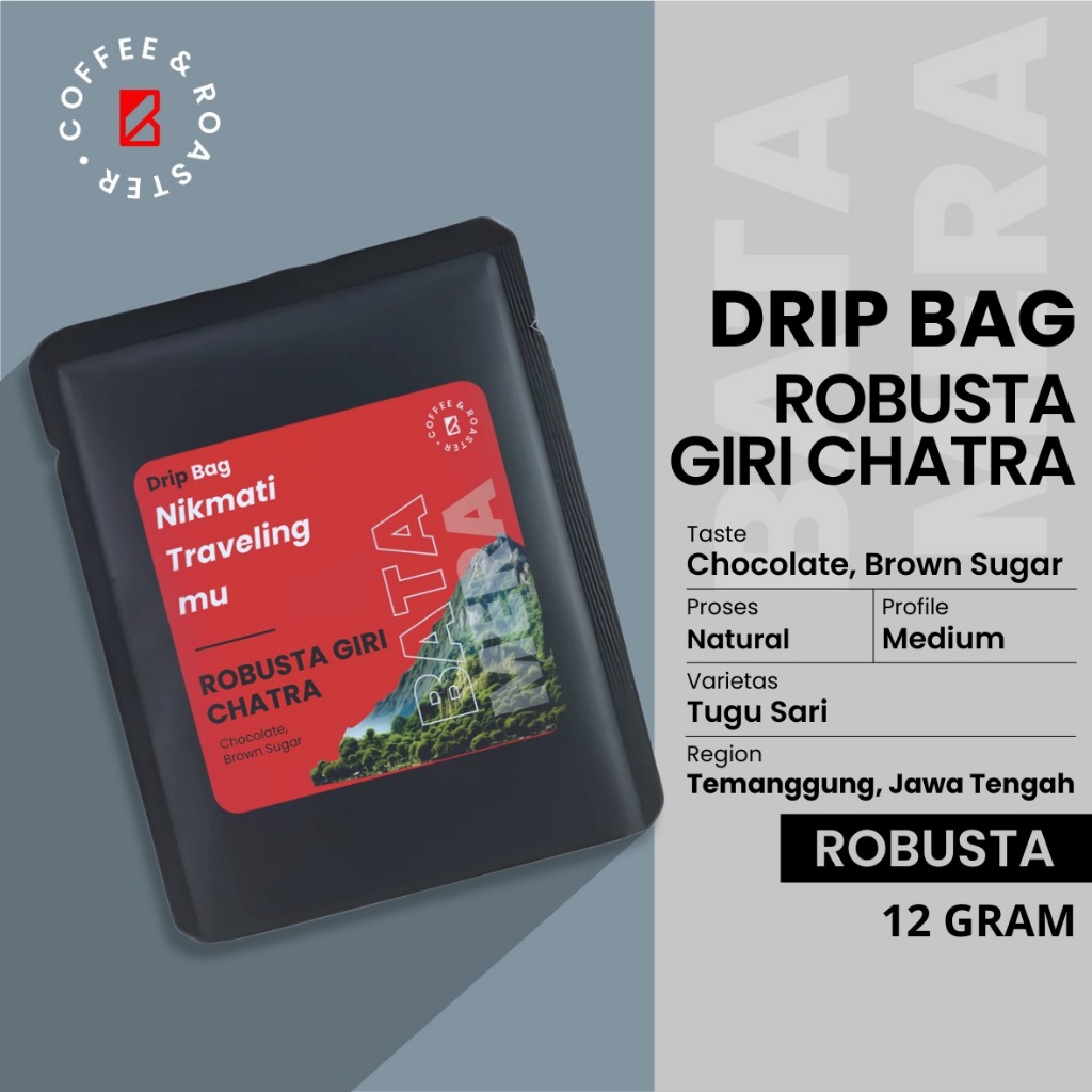 

Drip Bag Arabica, Robusta, House Blend 12 Gram