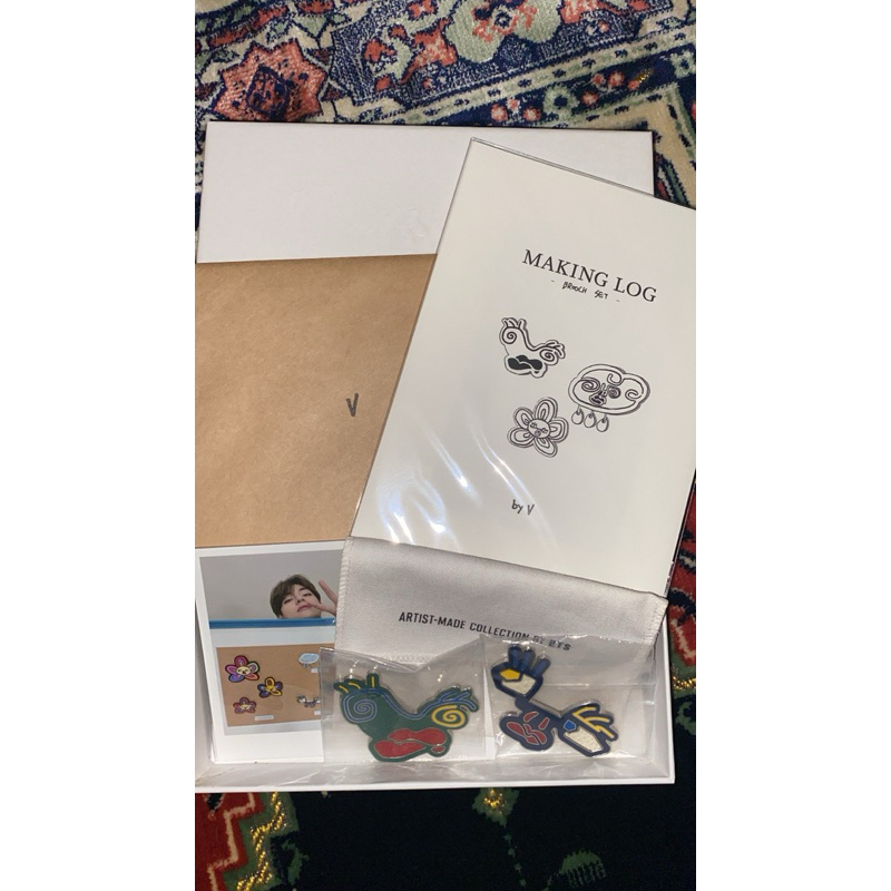 [V] Brooch Set (Faces) by BTS