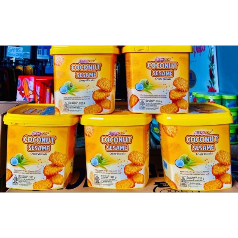 

coconut sesama 1 toples