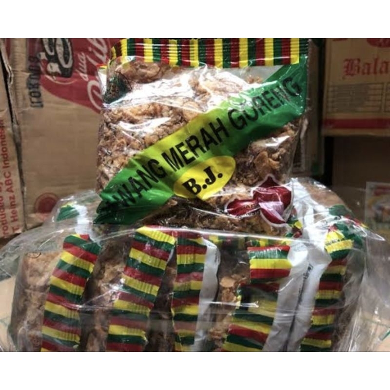 

Bawang Merah Goreng B.J 1 Ball isi 20 pcs