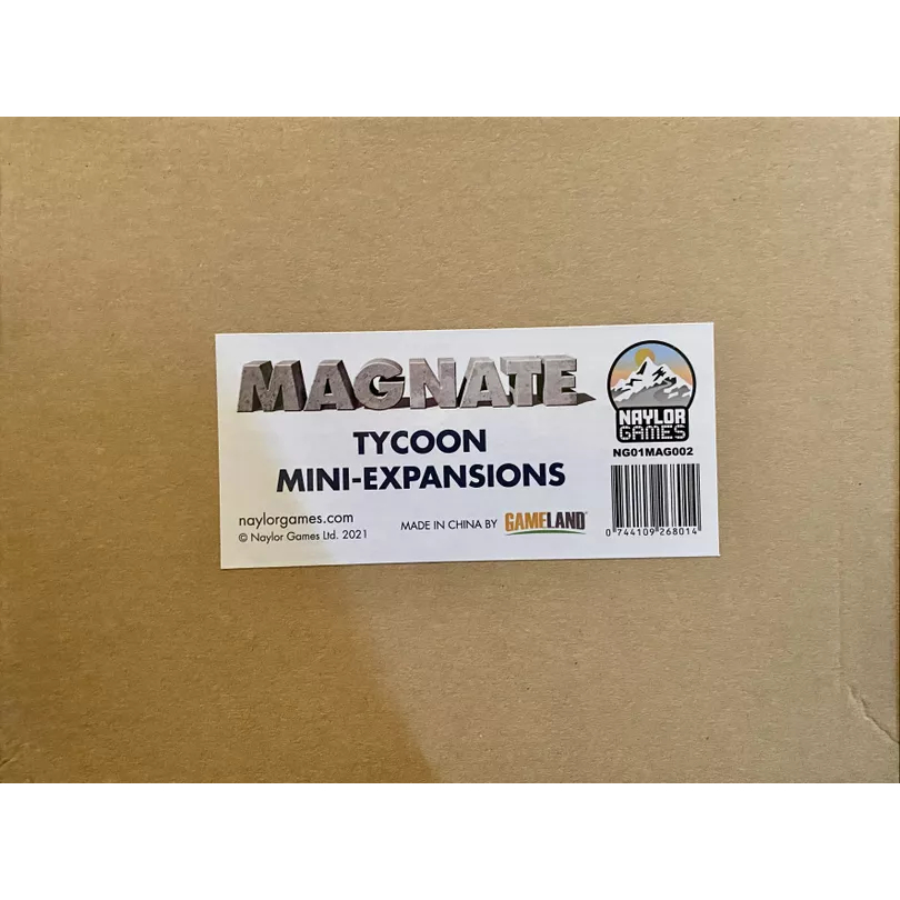 Magnate Tycoon Board Game Mini Expansions