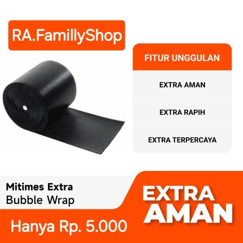 

Extra Bubble Wrap Melindungi Paket Anda Lebih Aman