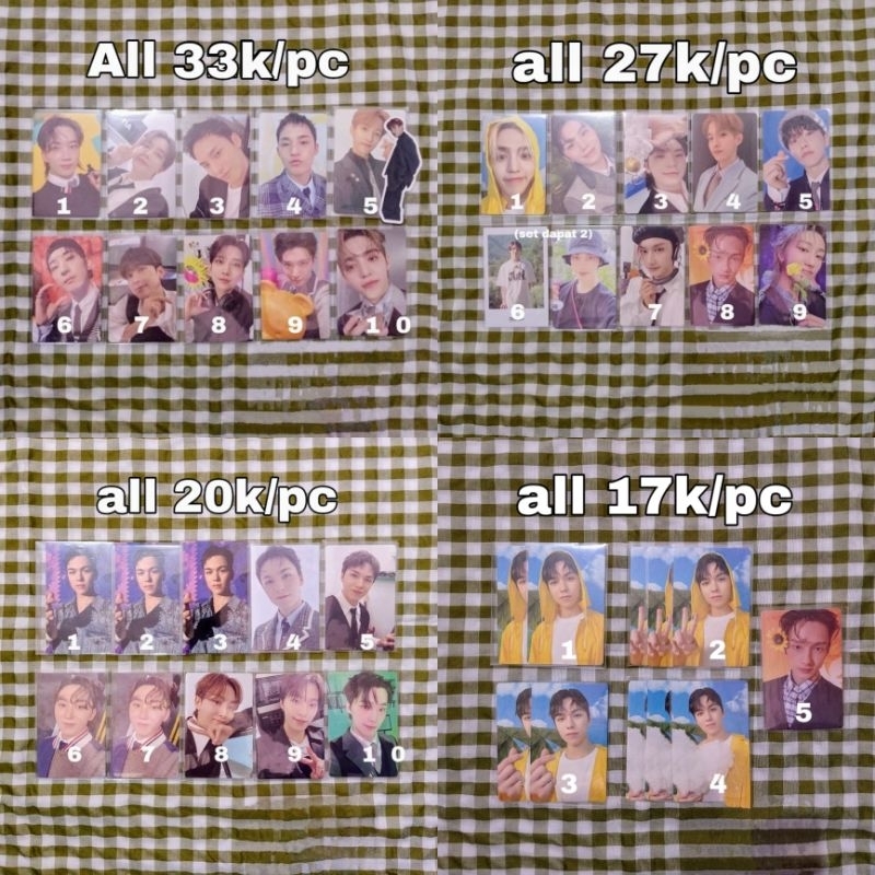 CLEARANCE SALE Seventeen Official Photocard [ 17 Right Here Hear pc scoups seungcheol jeonghan joshu