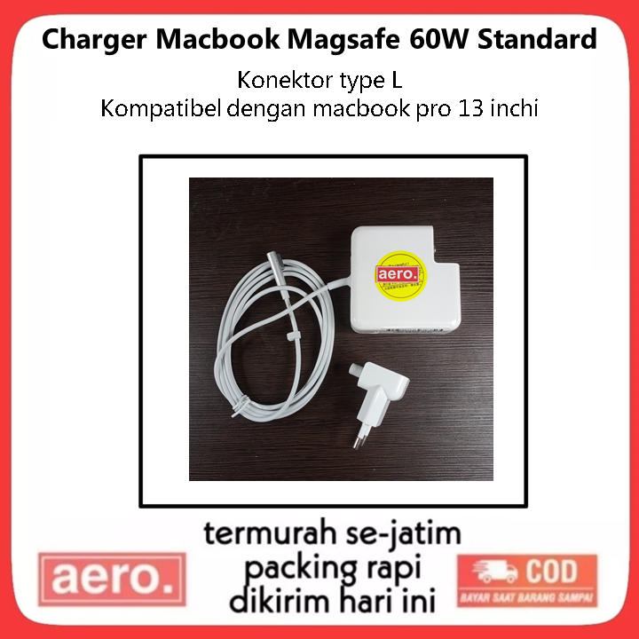 charger macbook magsafe 60w standard