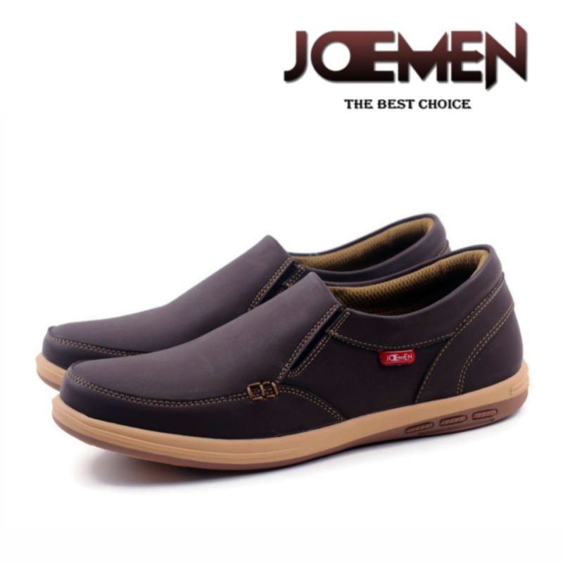 Sepatu Kulit Pria Sepatu kantor Casual Terbaru Original 100% JOEMEN j 21