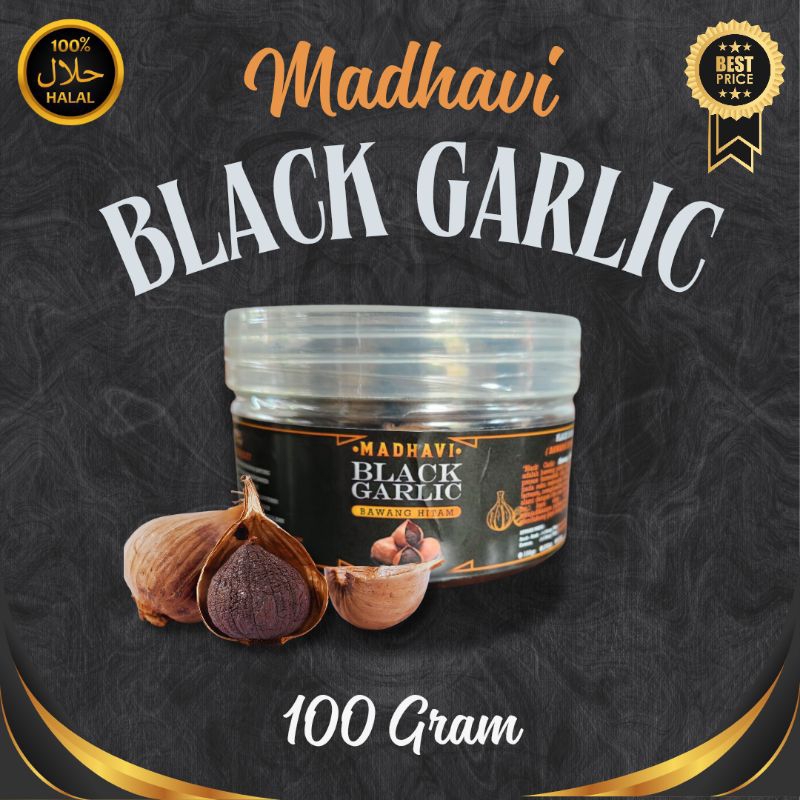 

BLACK GARLIC 100 GRAM // BAWANG HITAM - MADHAVI