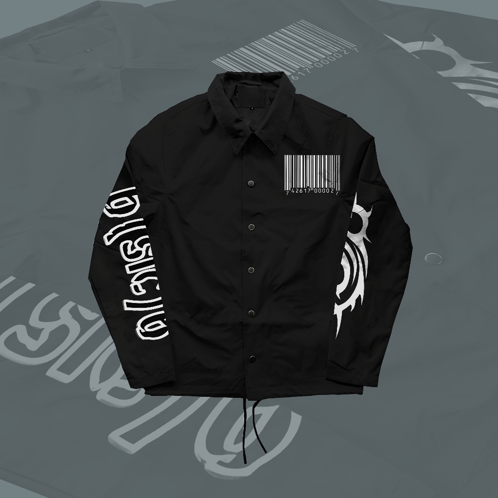 Coach Jacket Streetwear Musik SLIPKNOT - Nyaman & Cocok untuk Pecinta Sound HIGH GAIN