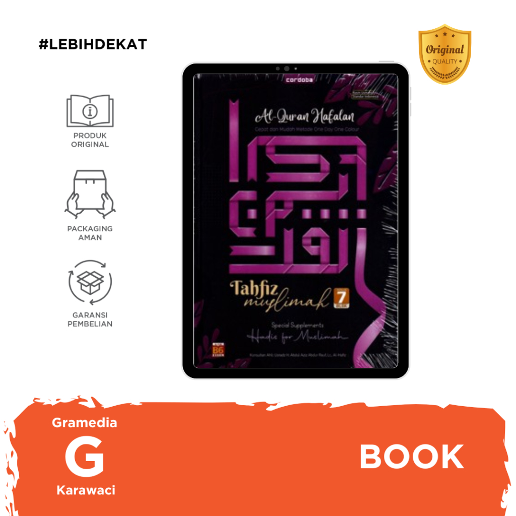 Gramedia Karawaci - Alquran Cordoba Hafalan 7 Blok Tahfiz Muslimah A5