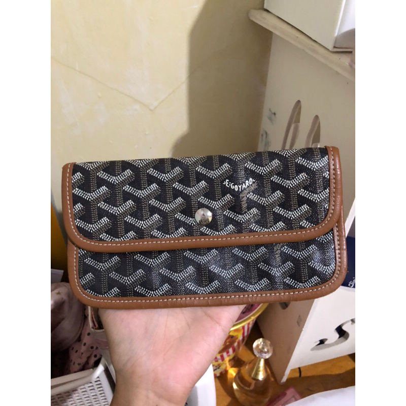 pouch goyard preloved // second goyard wallet