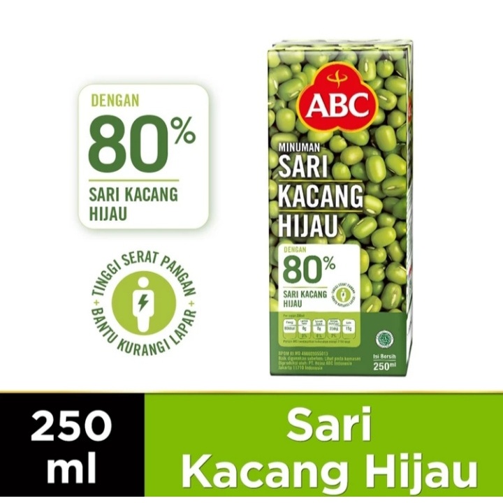 

ABC Minuman Sari Kacang Hijau 250 mL