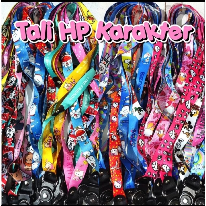 Tali HP Karakter/gantungan hp karakter/tali hp lucu termurah/gantungan hp