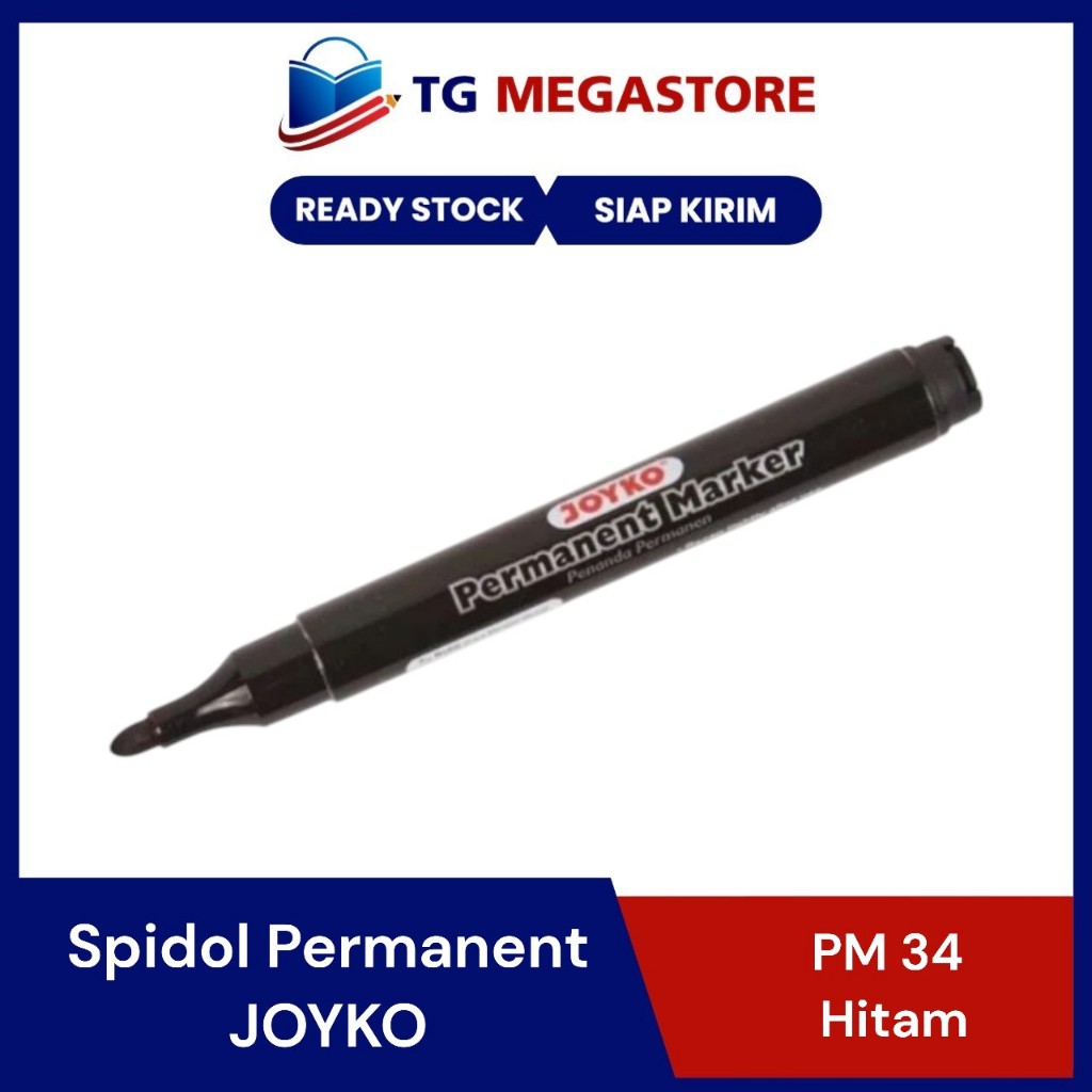 

Spidol Permanent JOYKO PM 34 - Hitam