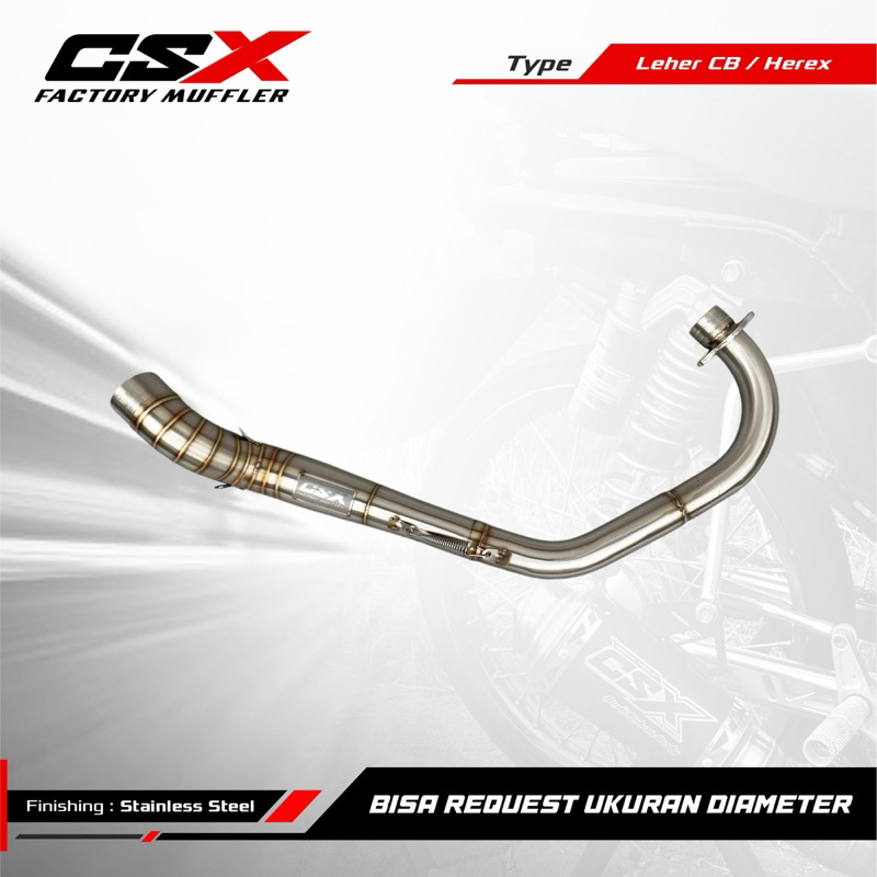 Leher Knalpot CSX - Leher/Pipa Knalpot Tiger & CB - by CSX FACTORY MUFFLER