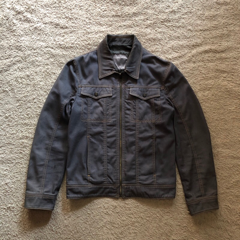 ZARA Man Rider Biker Jacket Original Work Jacket Outdoor Jaket Motor ZARAMAN  Size S fit M (63x51) F