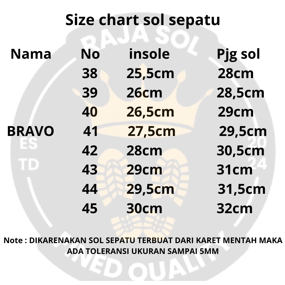 Raruru436 - Sol Karet Alas Sepatu Safety Pdl Boots King Cheetah Gunung Tni Trekking